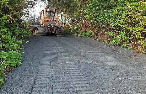 TerraBas® bound road shoulder material