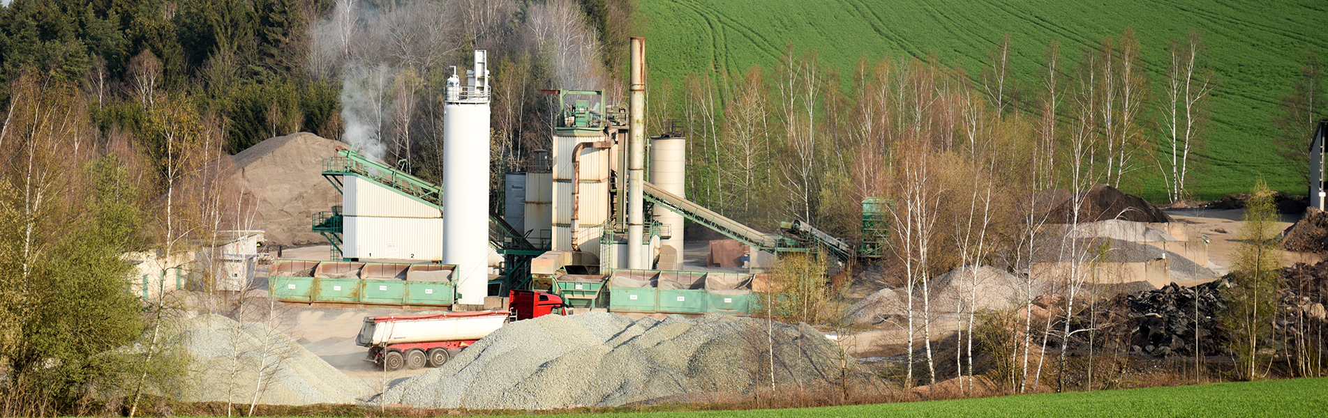 Herstellung von Asphaltmischgütern und Sonderasphalten